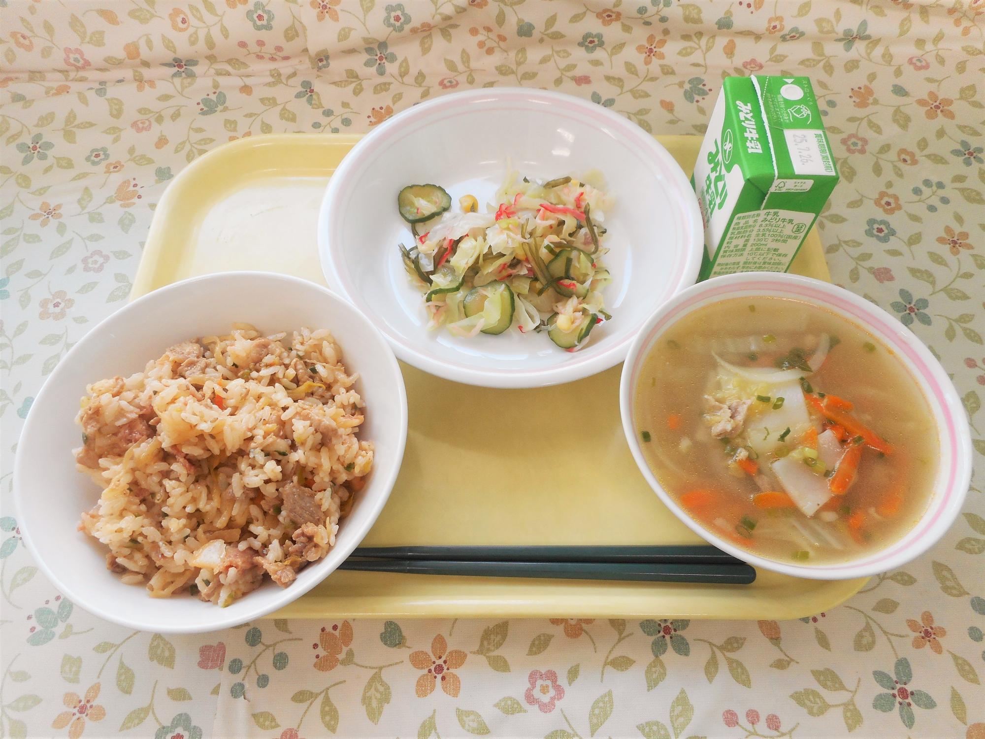 2025年7月17日の給食写真