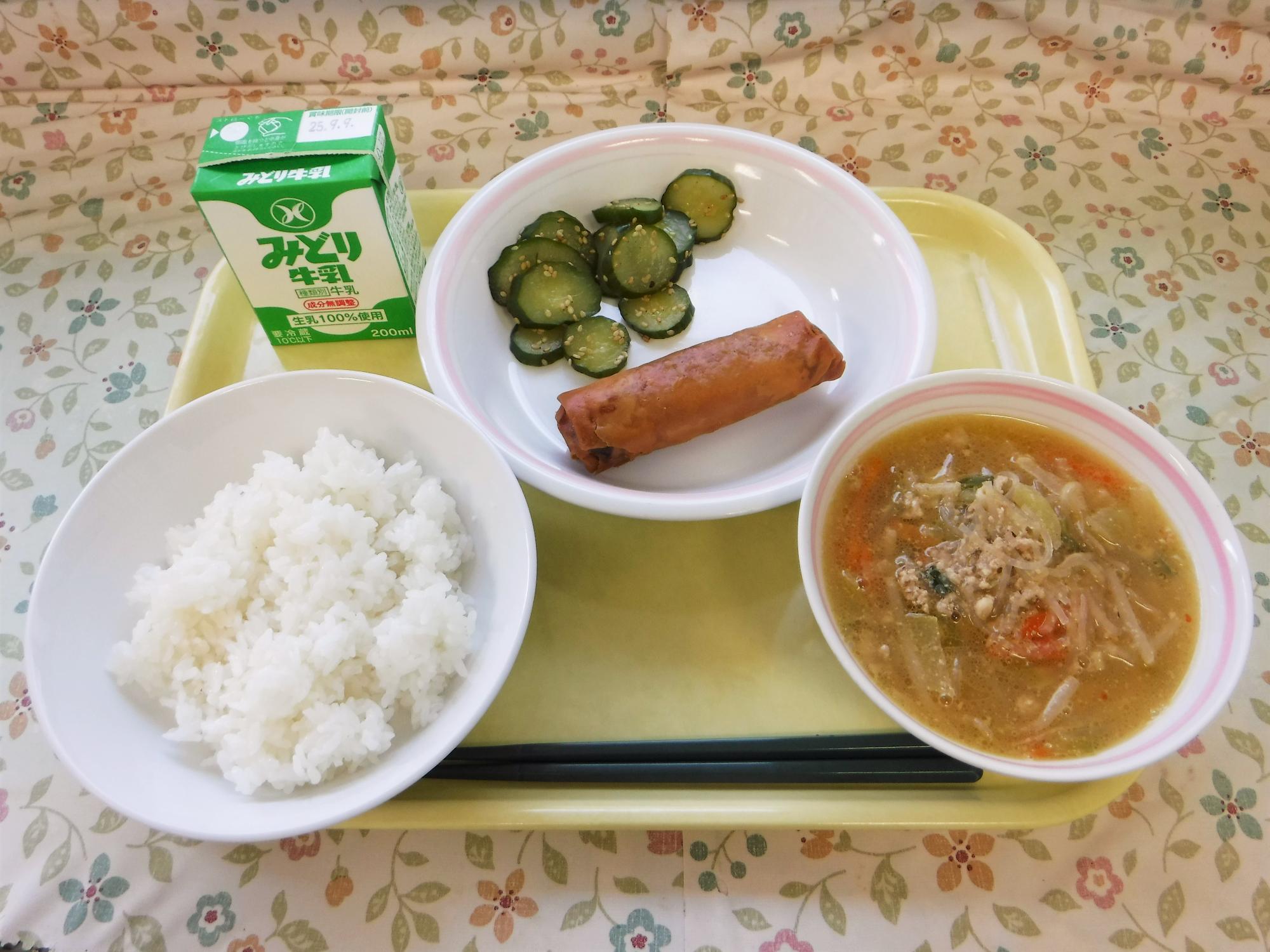 2025年9月1日の給食写真