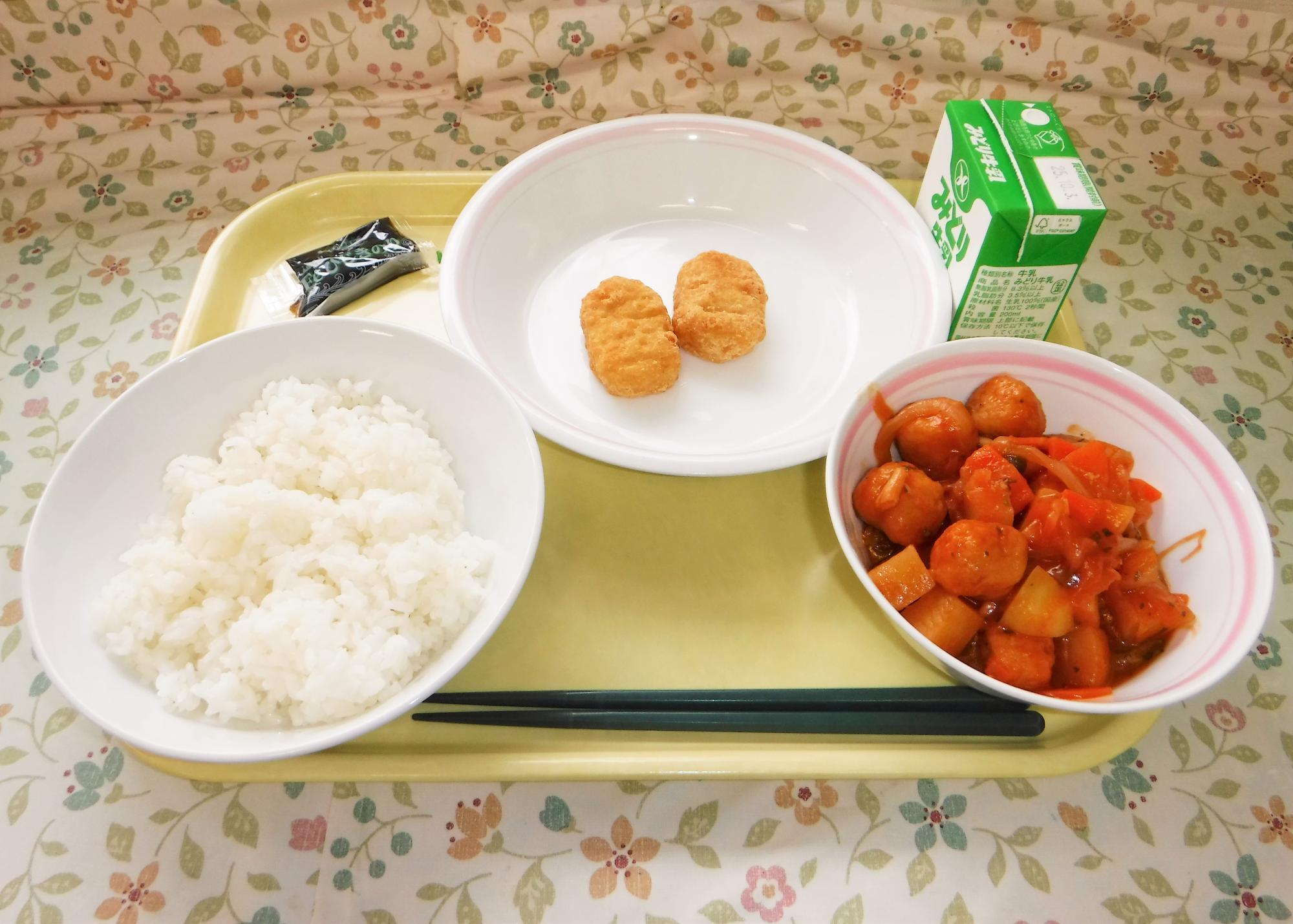 2025年9月24日の給食写真