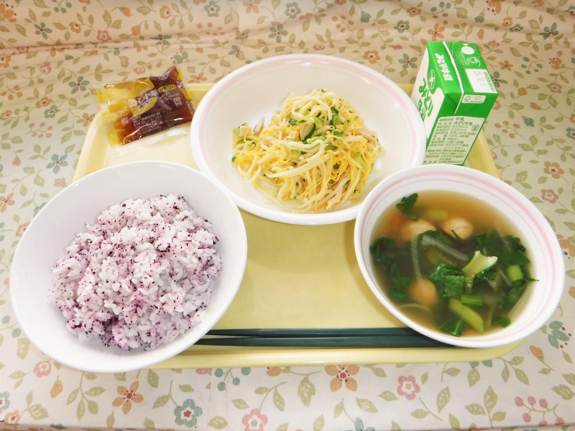 2025年9月30日の給食写真