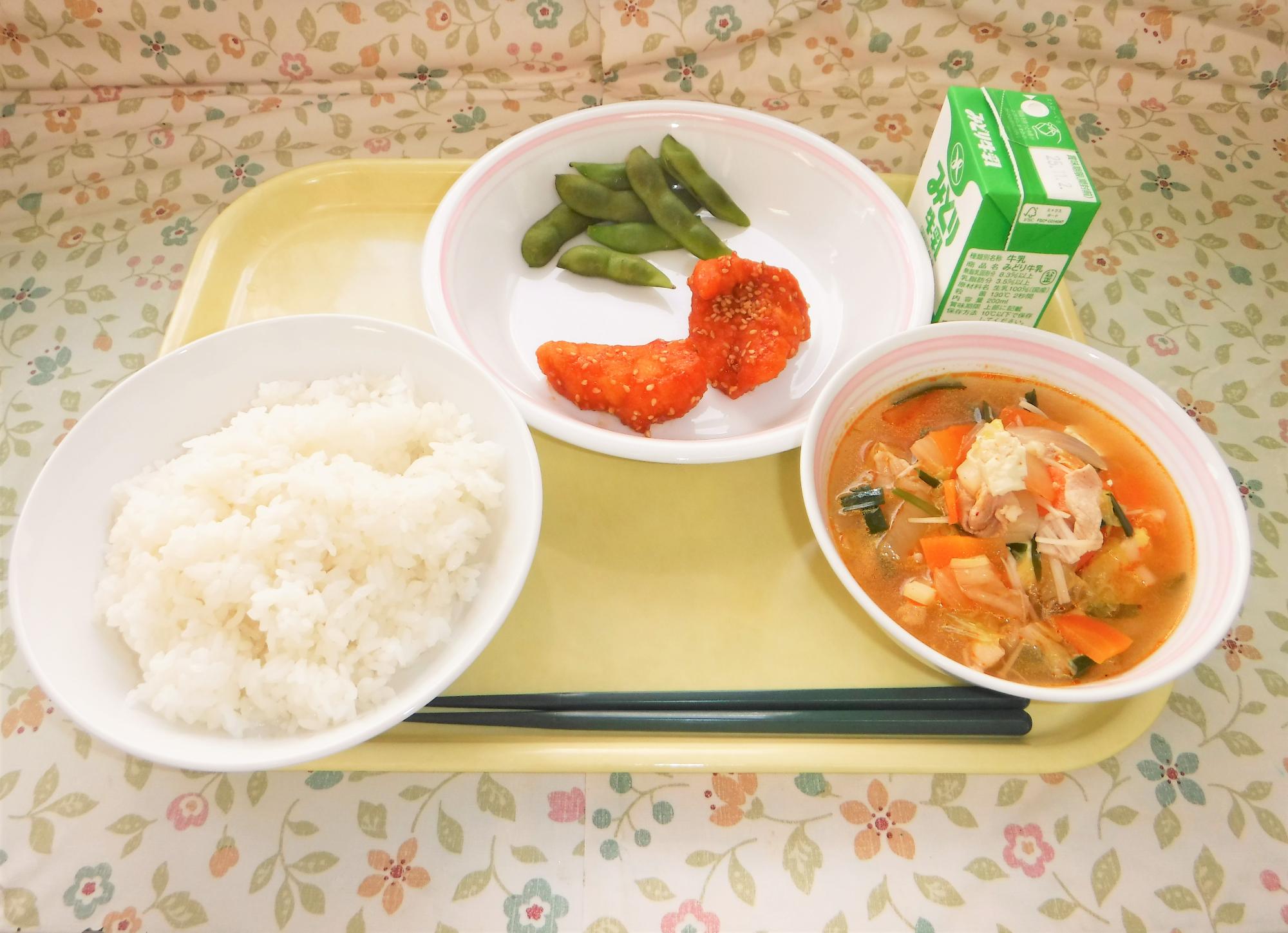 2025年10月24日の給食写真