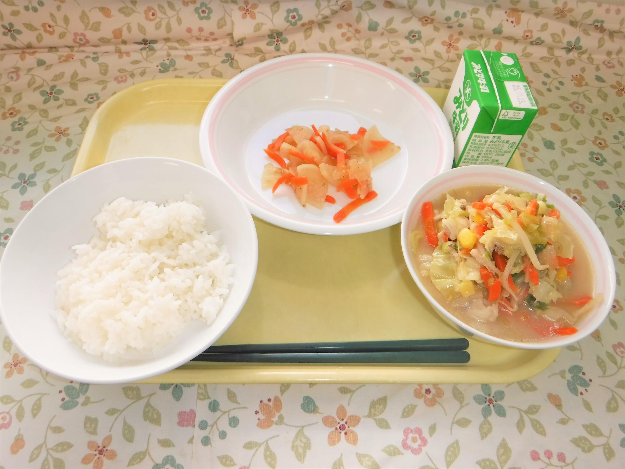 2025年11月14日の給食写真