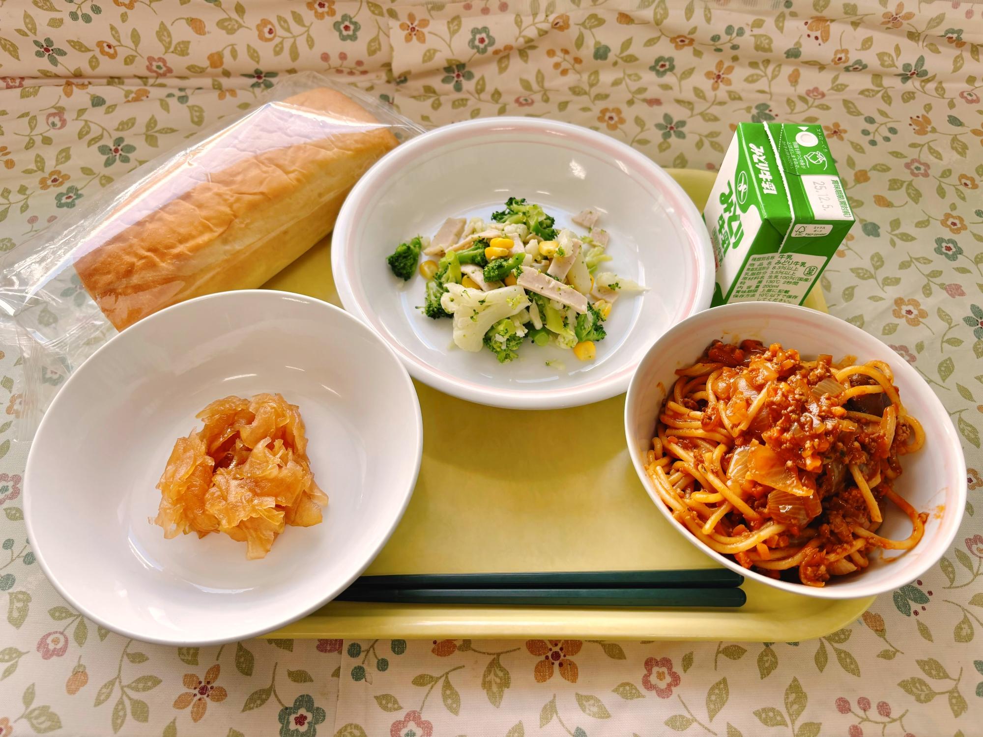 2025年11月26日の給食写真