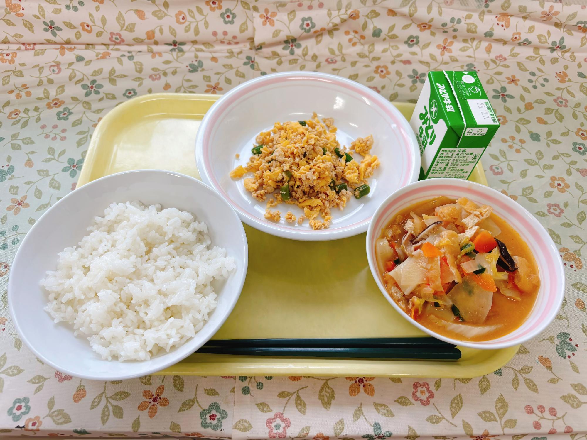 2025年11月28日の給食写真