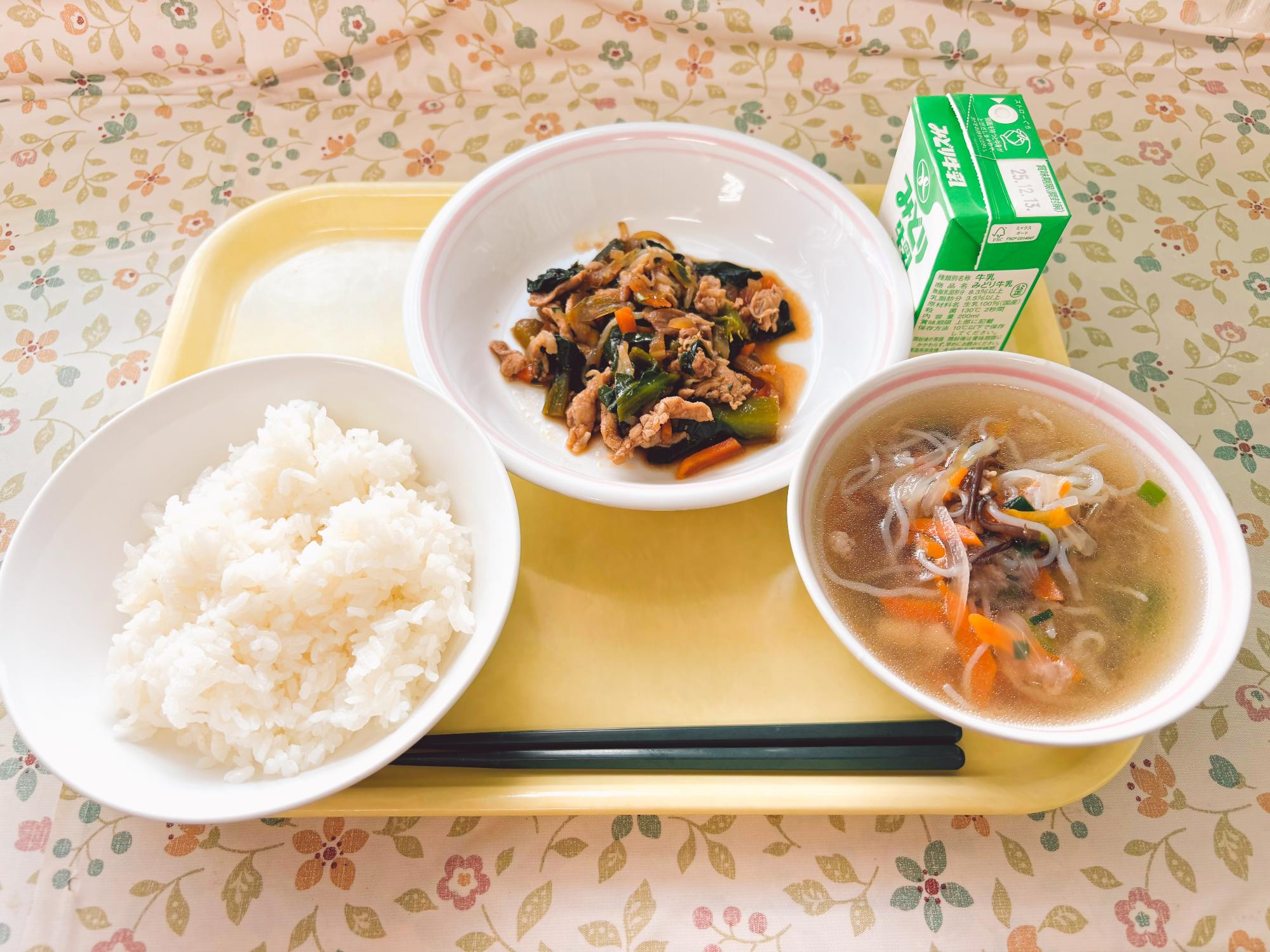 2025年12月4日の給食写真