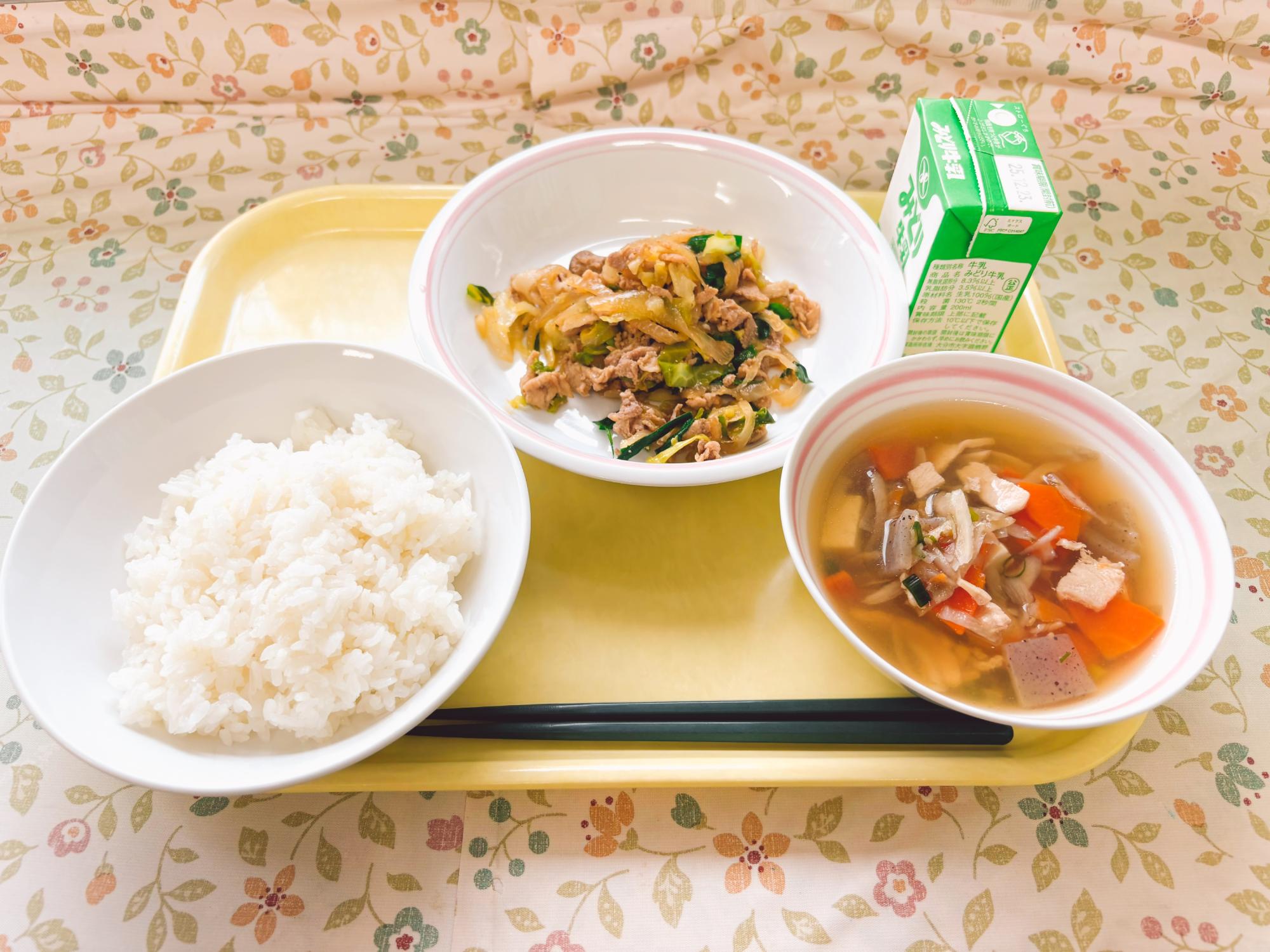 2025年12月15日の給食写真