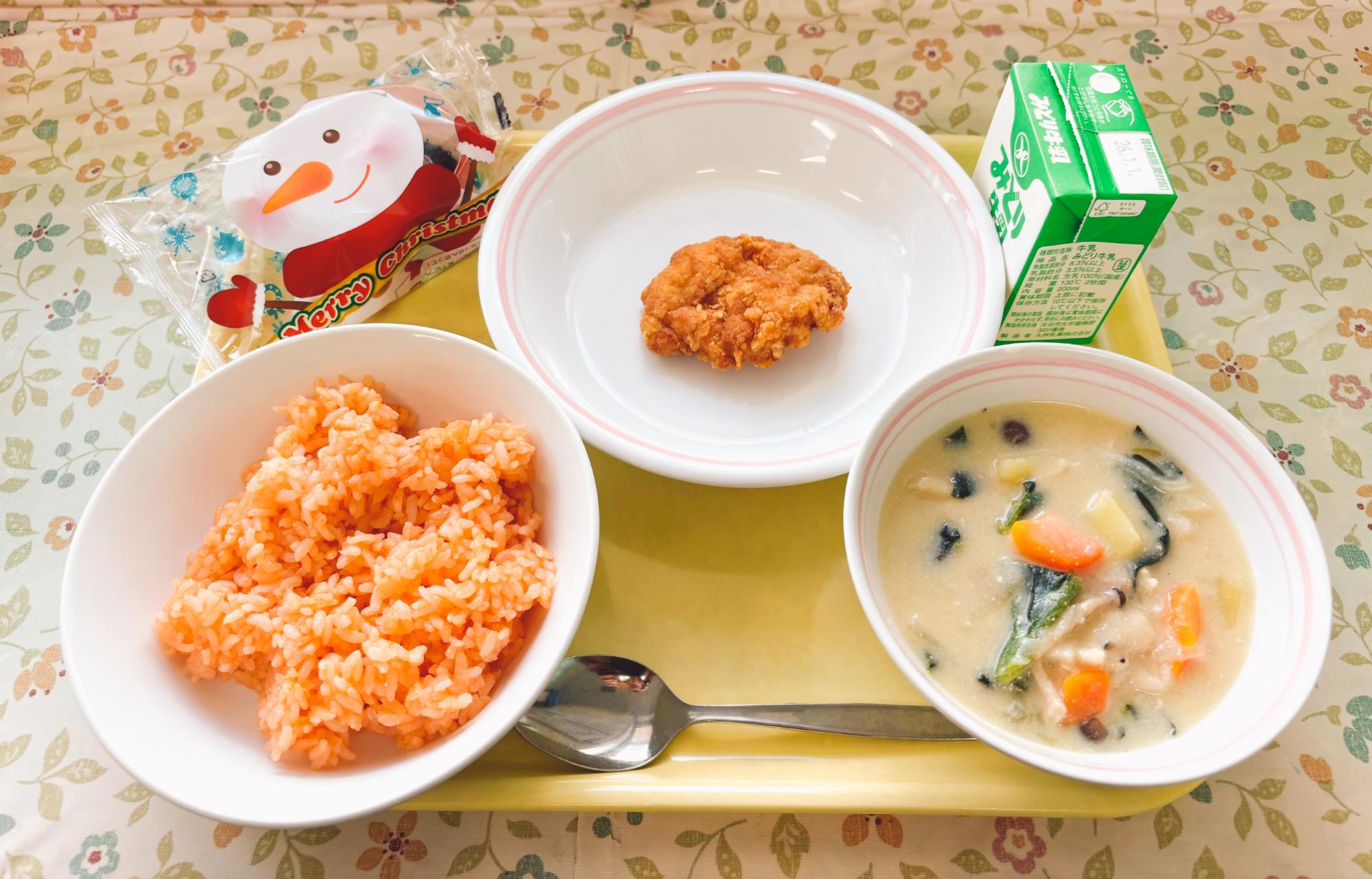 2025年12月23日の給食写真
