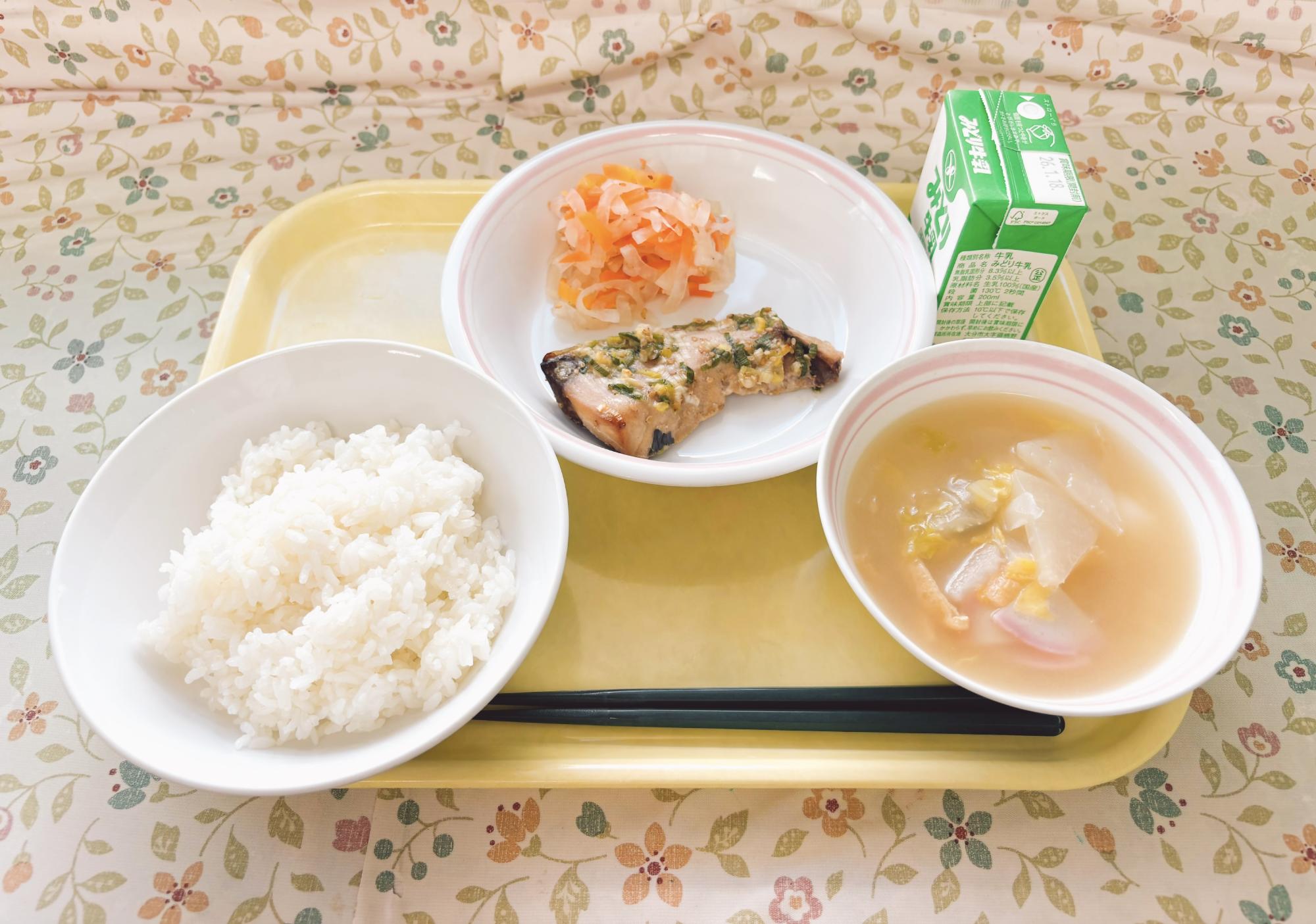 2026年1月9日の給食写真