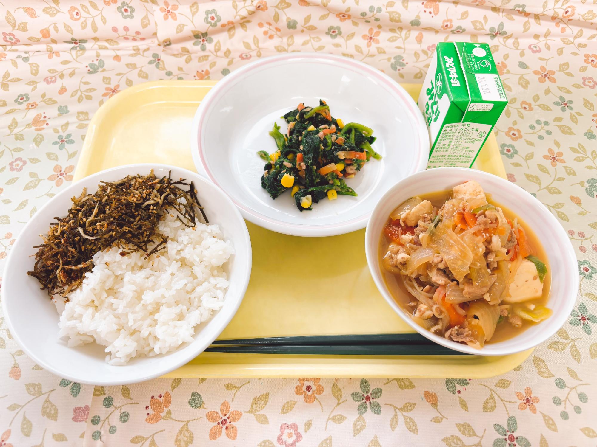 2026年1月20日の給食写真