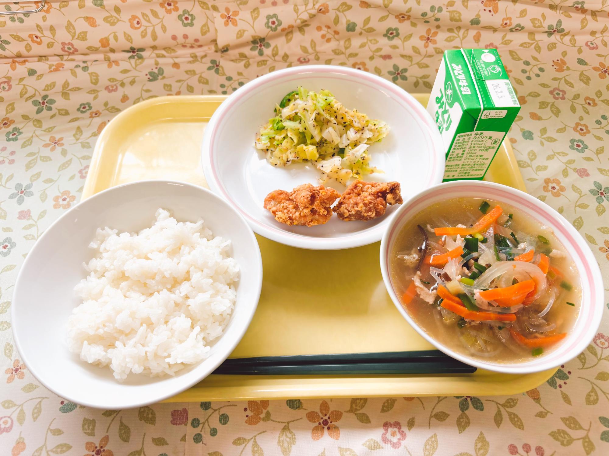 2026年1月27日の給食写真