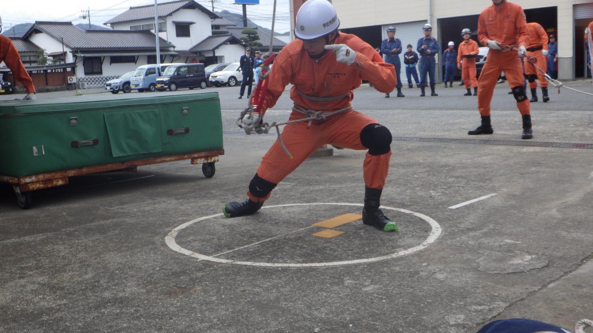 はしご登はん2