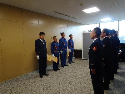 令和5年度消防庁長官表彰伝達式写真