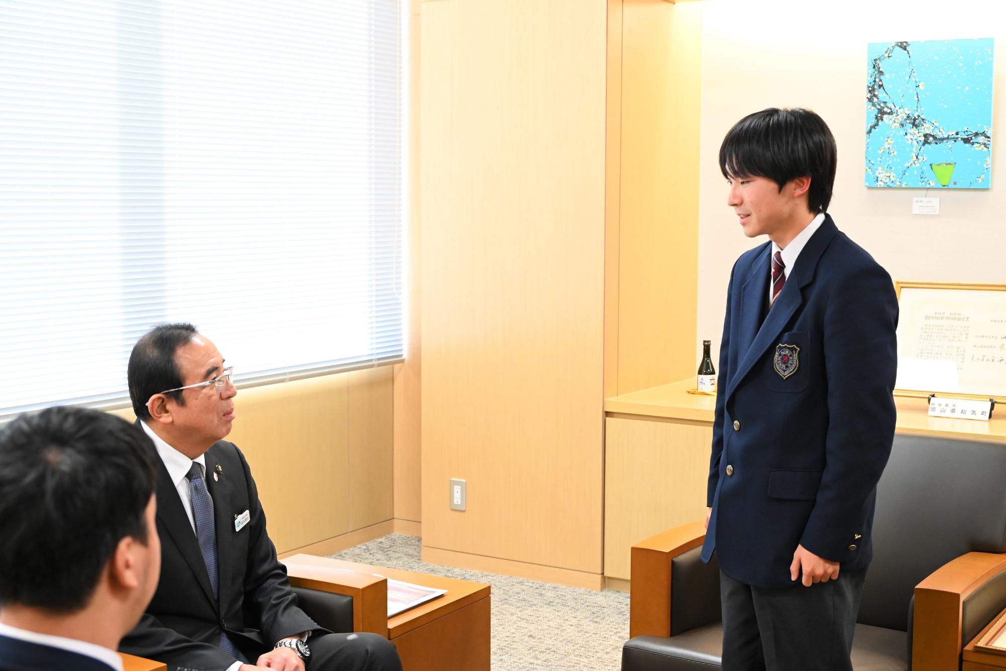 経過報告の様子