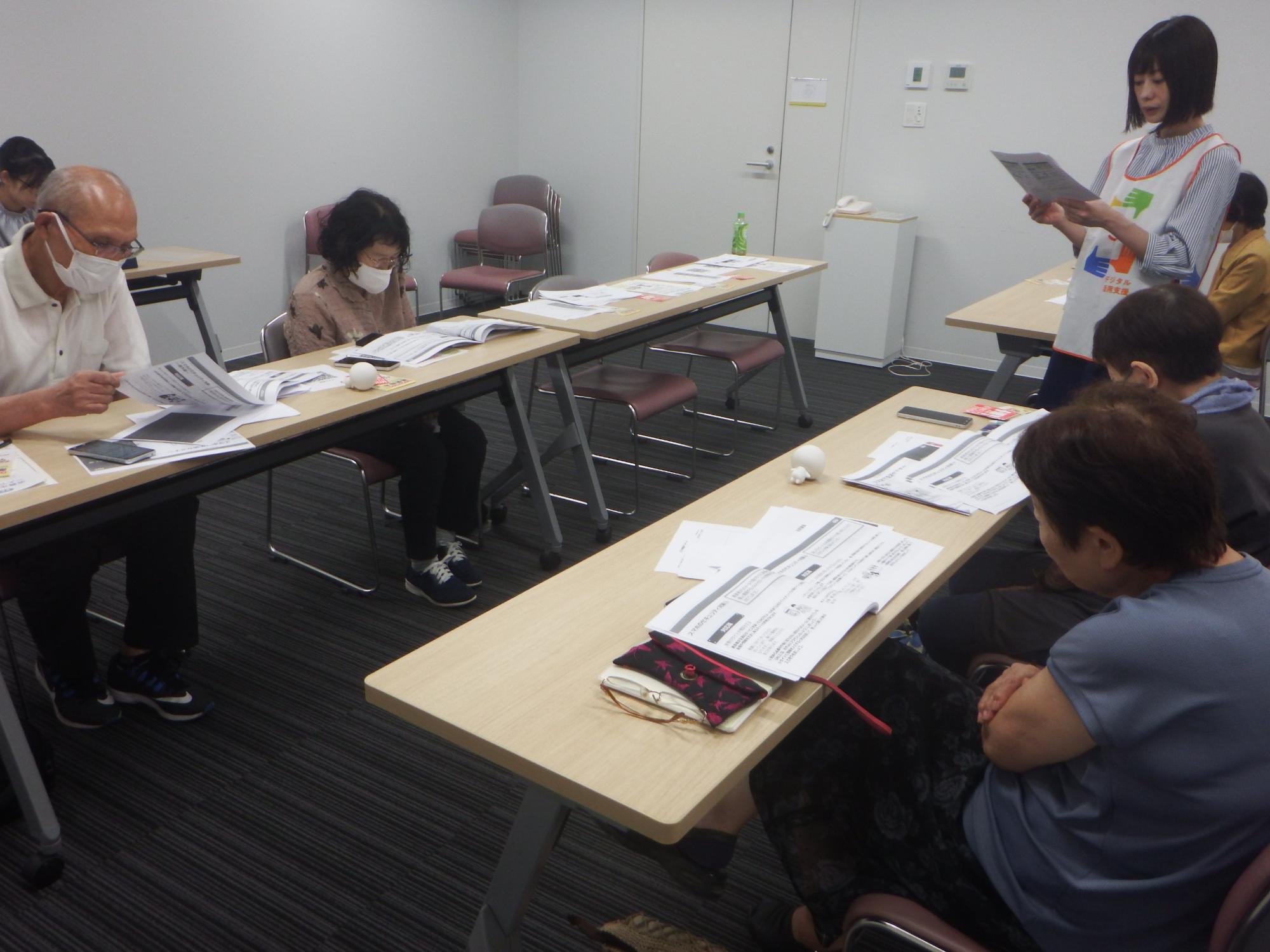 スマホ教室の様子4