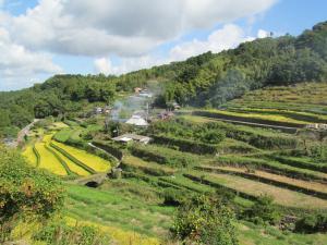 棚田のある風景