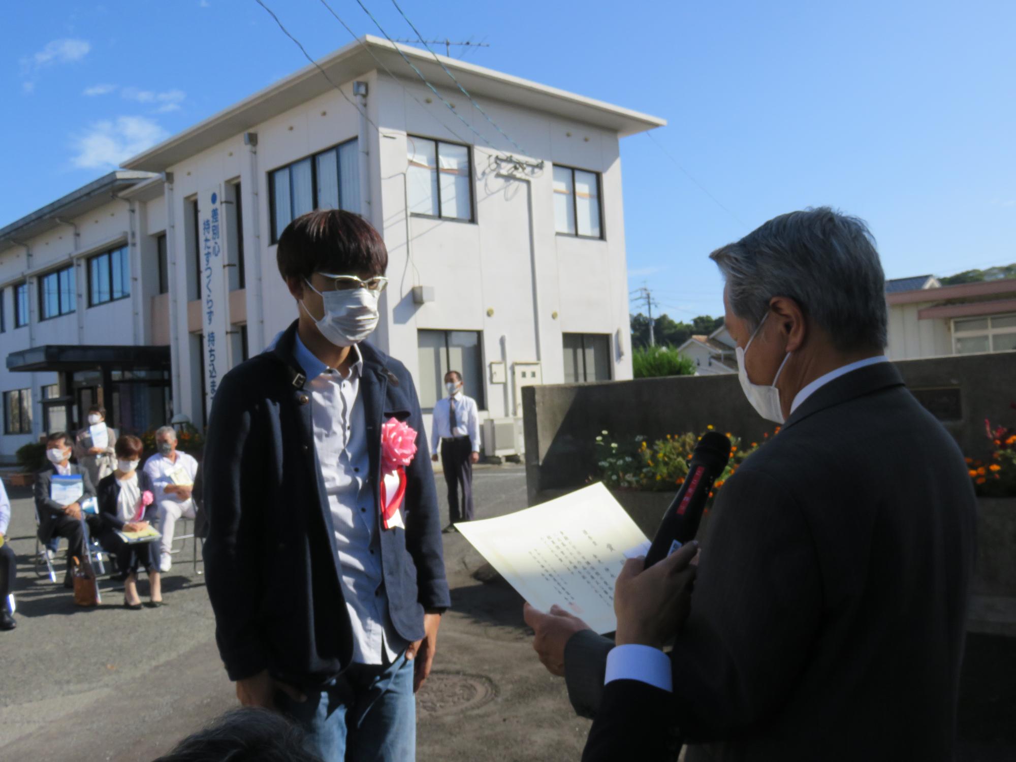 最優秀賞金光さん