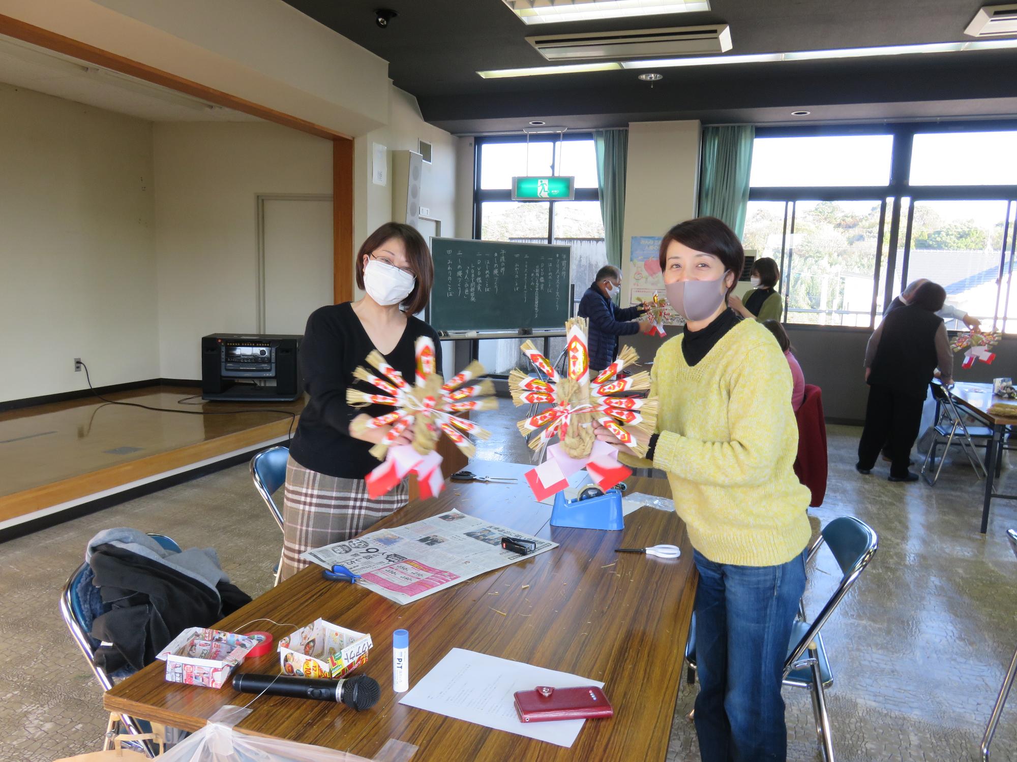 しめ縄完成
