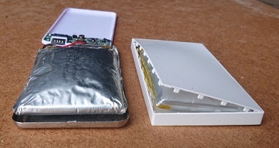 膨張した小型充電式電池