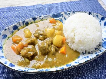 カレイライス完成1