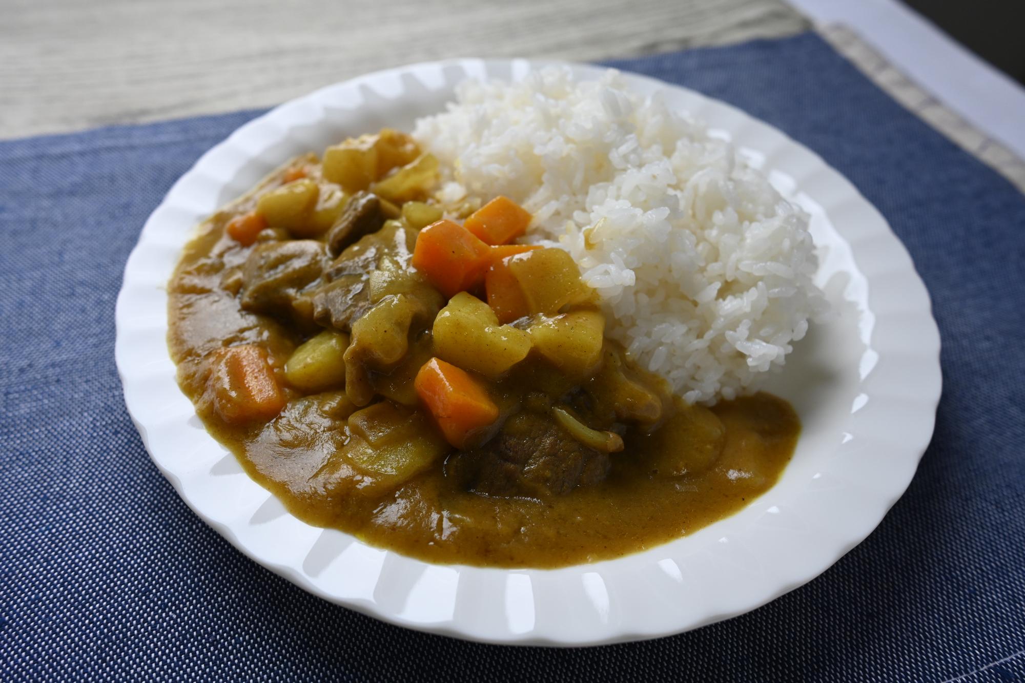 カレイライス完成