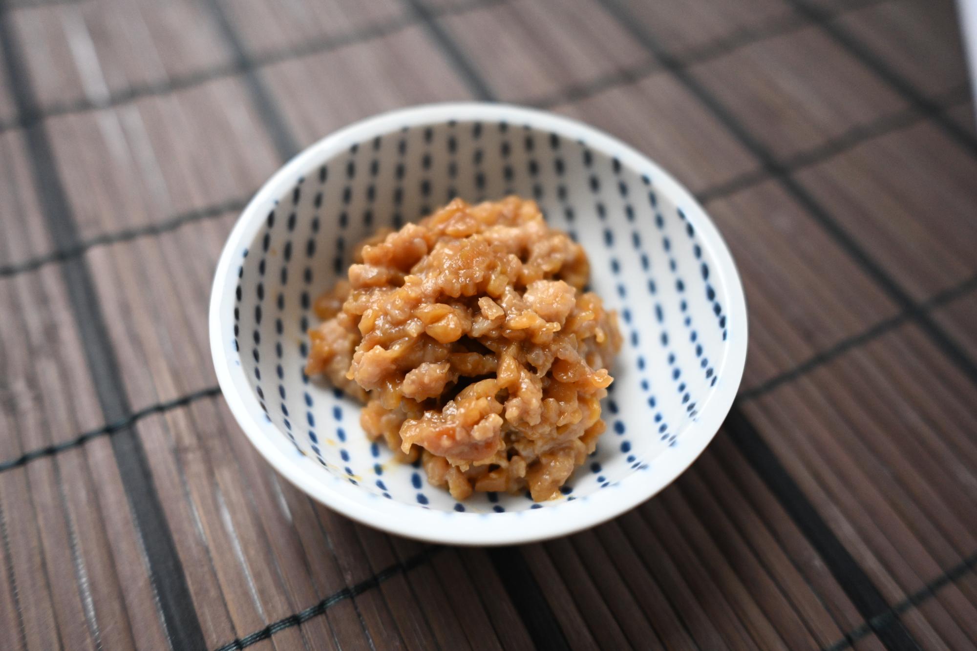 納豆みそ完成