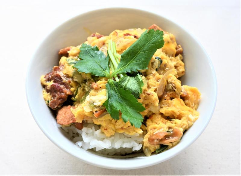 親子丼完成