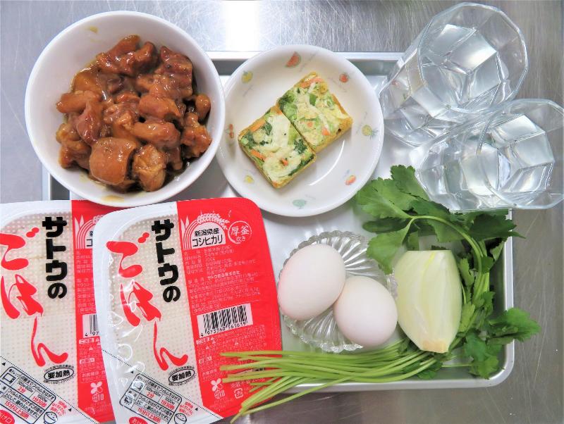 親子丼材料