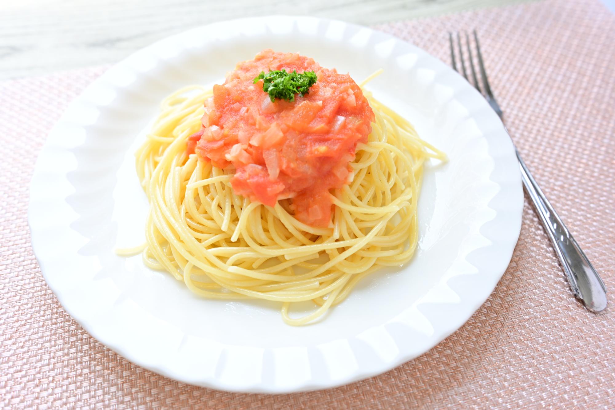 パスタ完成