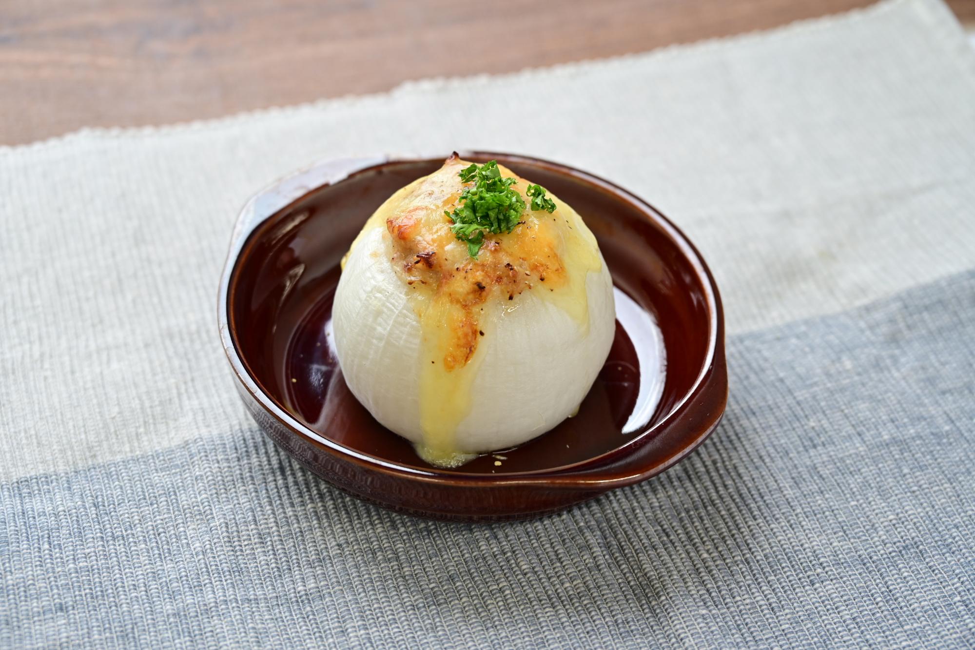 新玉のグラタン完成1
