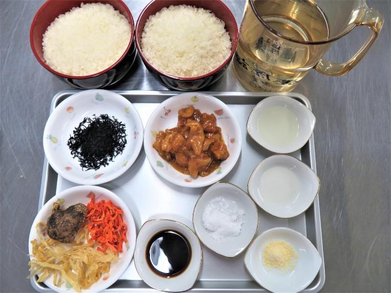 炊き込みご飯風材料