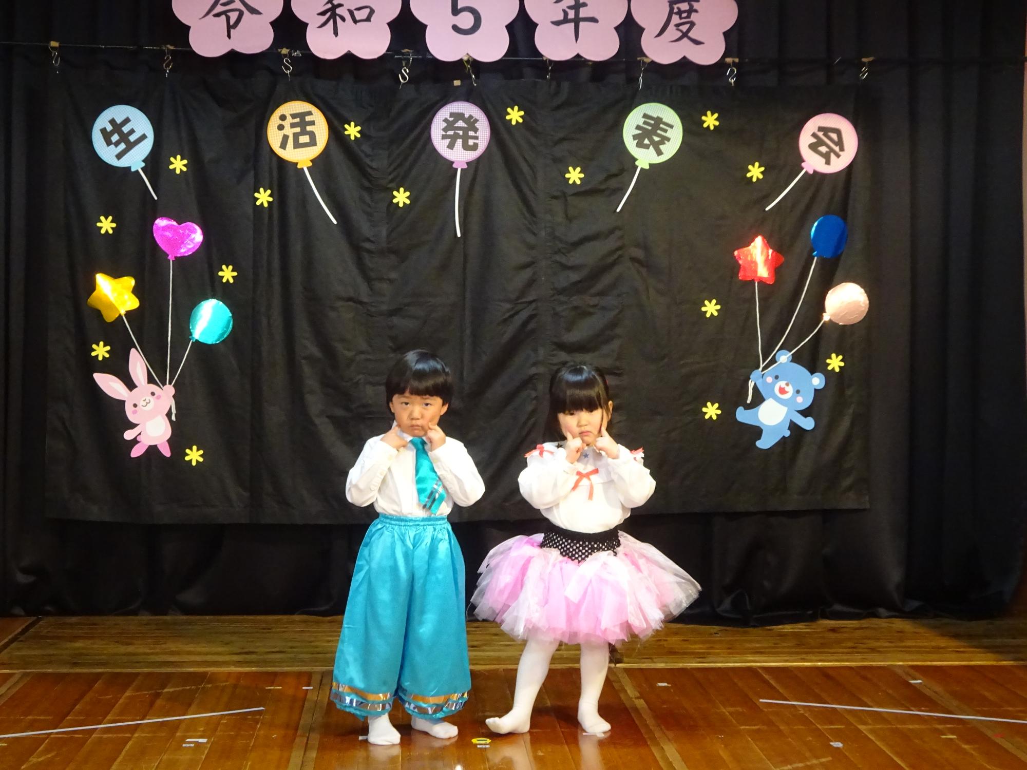 3歳児の踊り