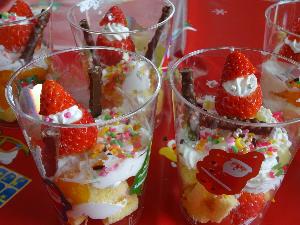 クリスマスカップケーキ作り