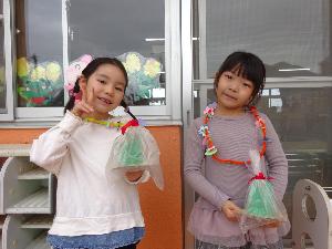 卒園児へプレゼント