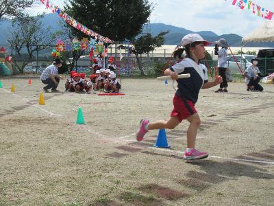 保育園最後の運動会。よく頑張りました！