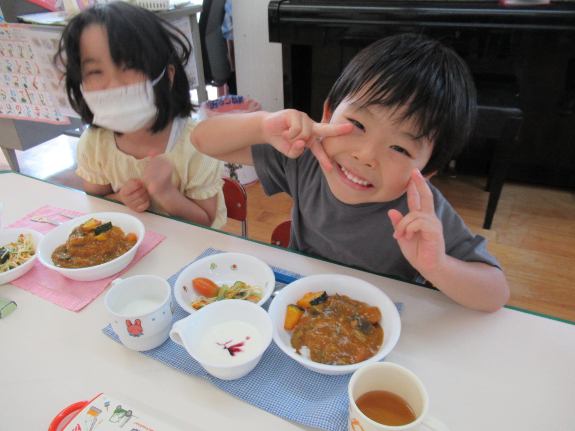 美味しいカレーが出来ました