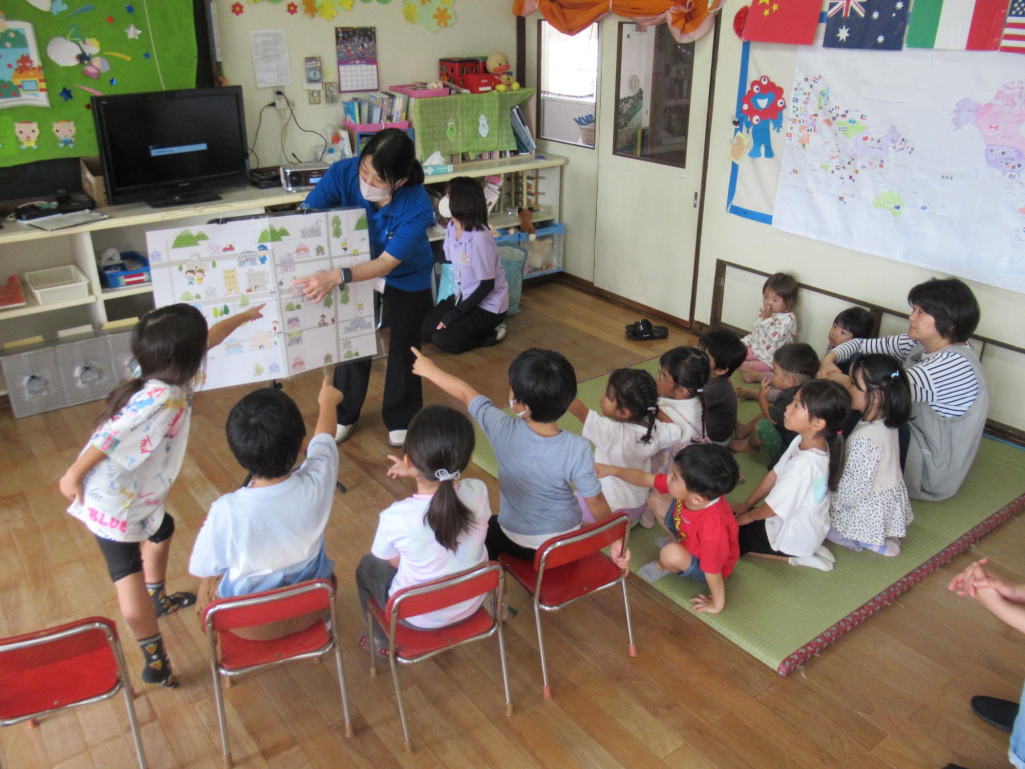 モンキークラブの交通教室