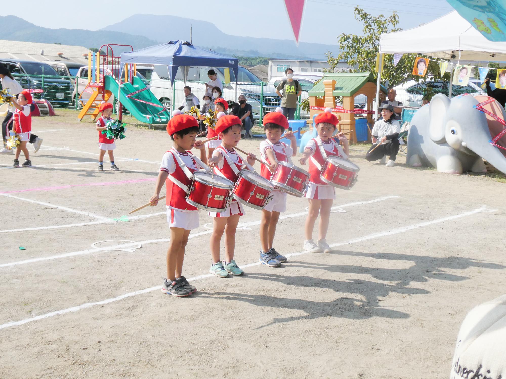 5歳児太鼓