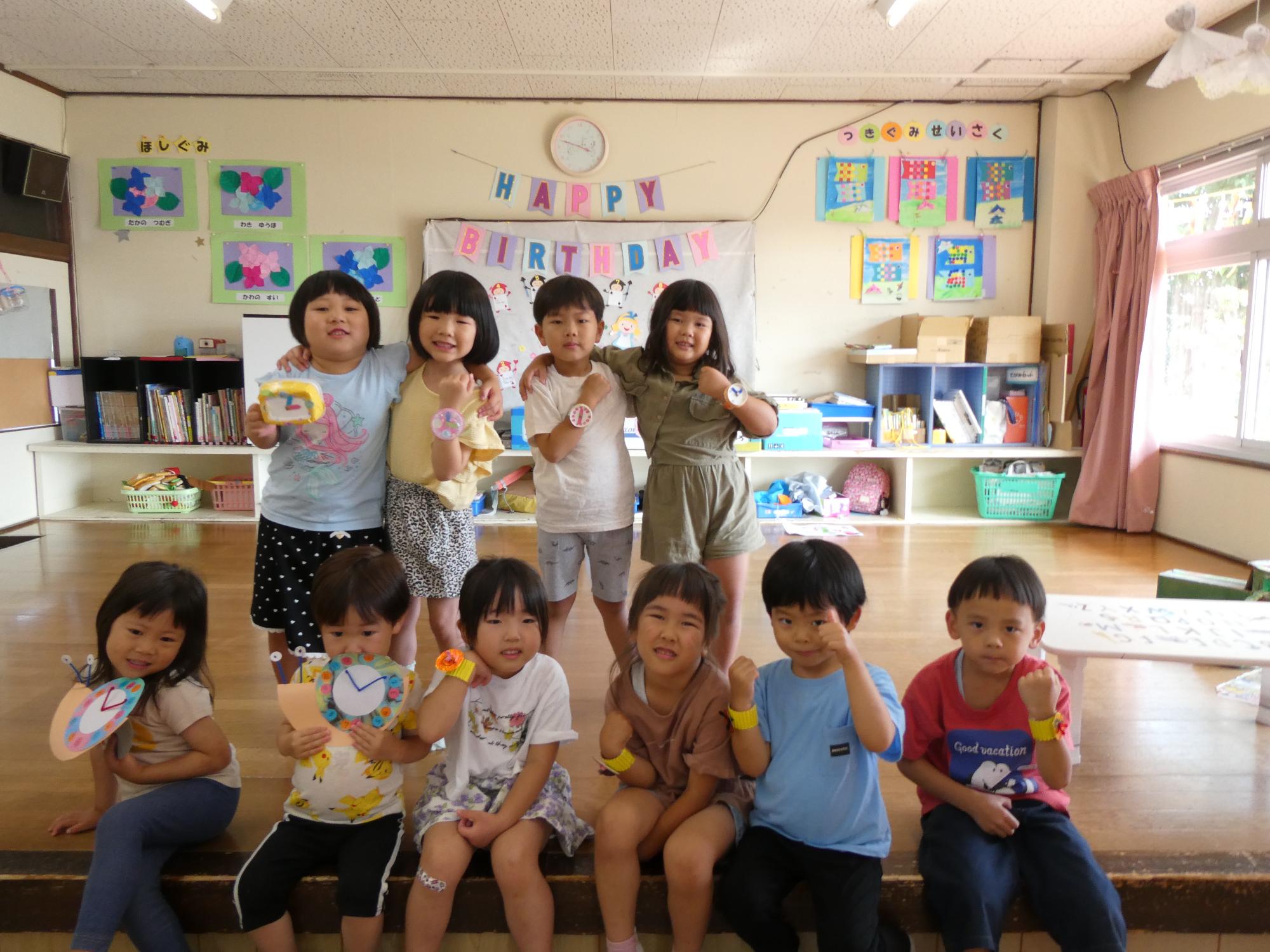見てみて！色んな時計をつくったよ