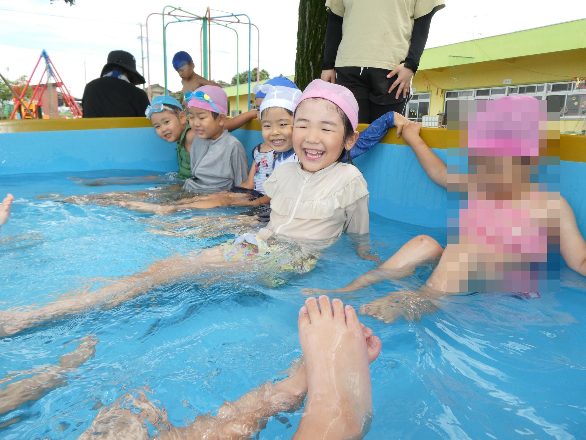水遊び楽しい