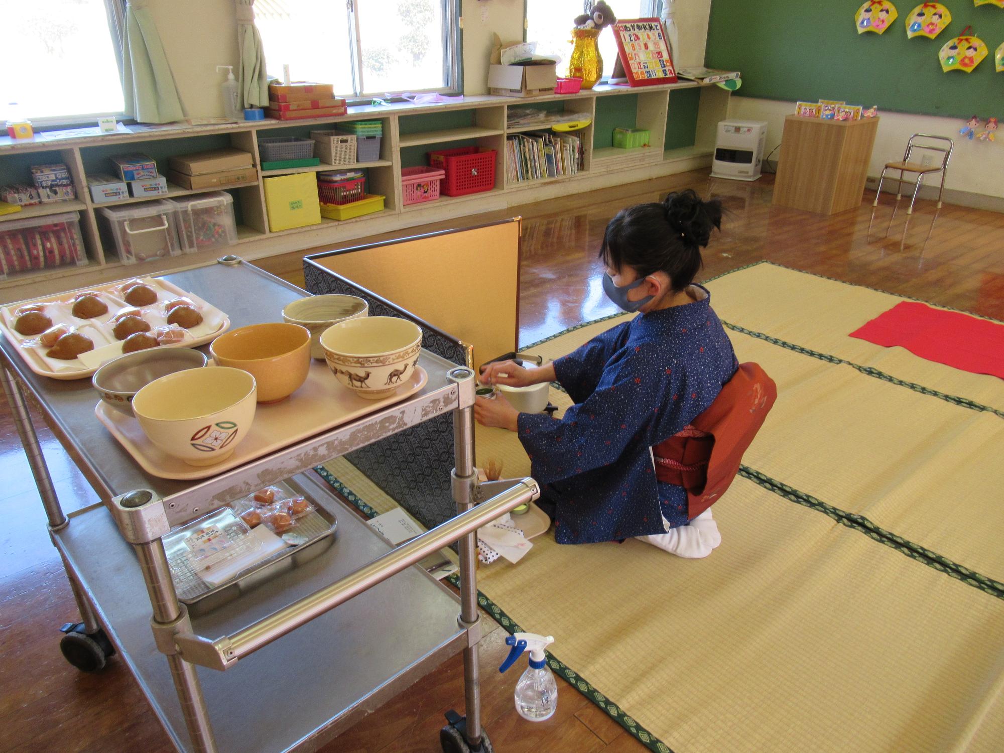 ひな祭り、お茶会1