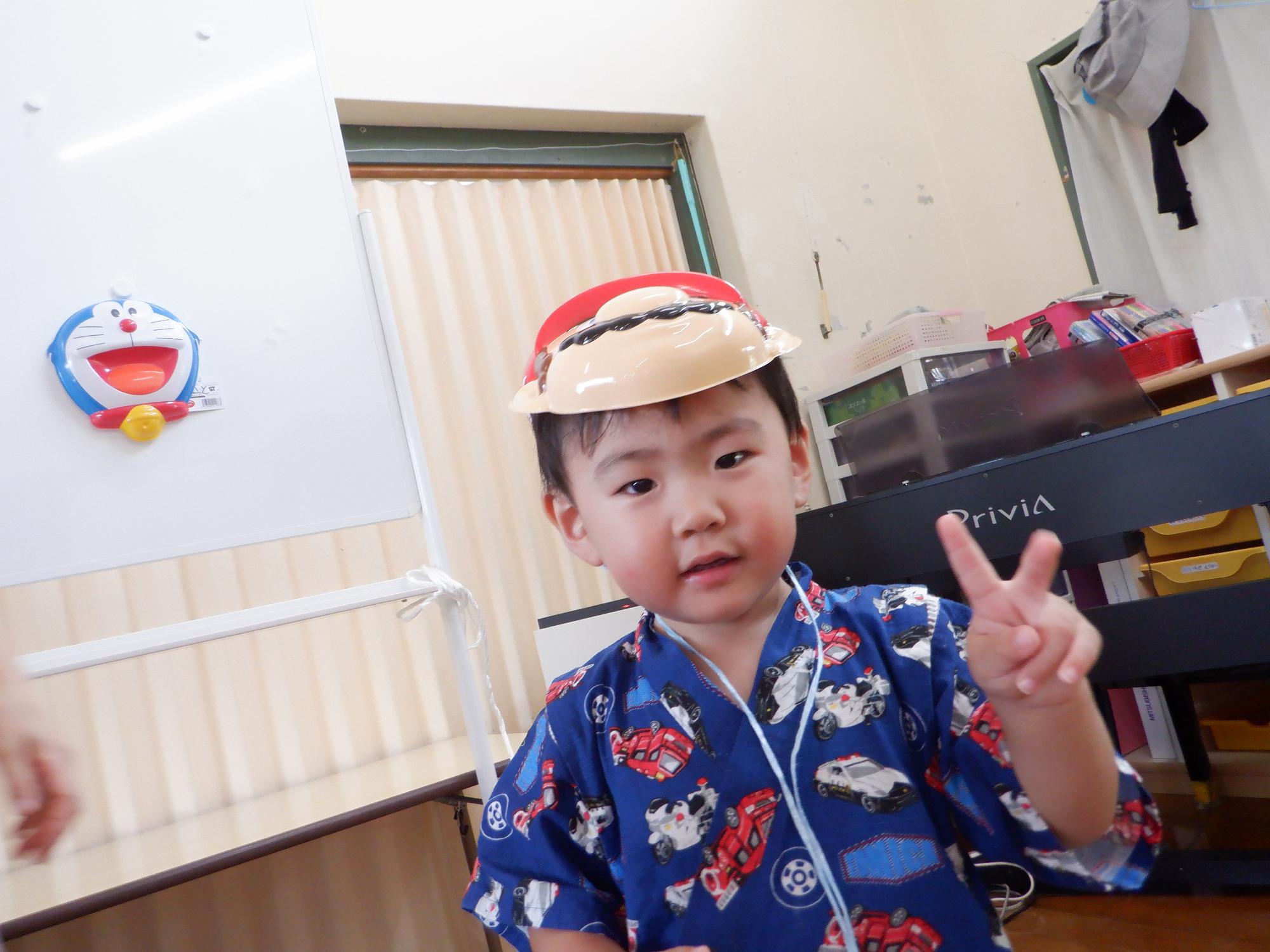 お面ももらったよ