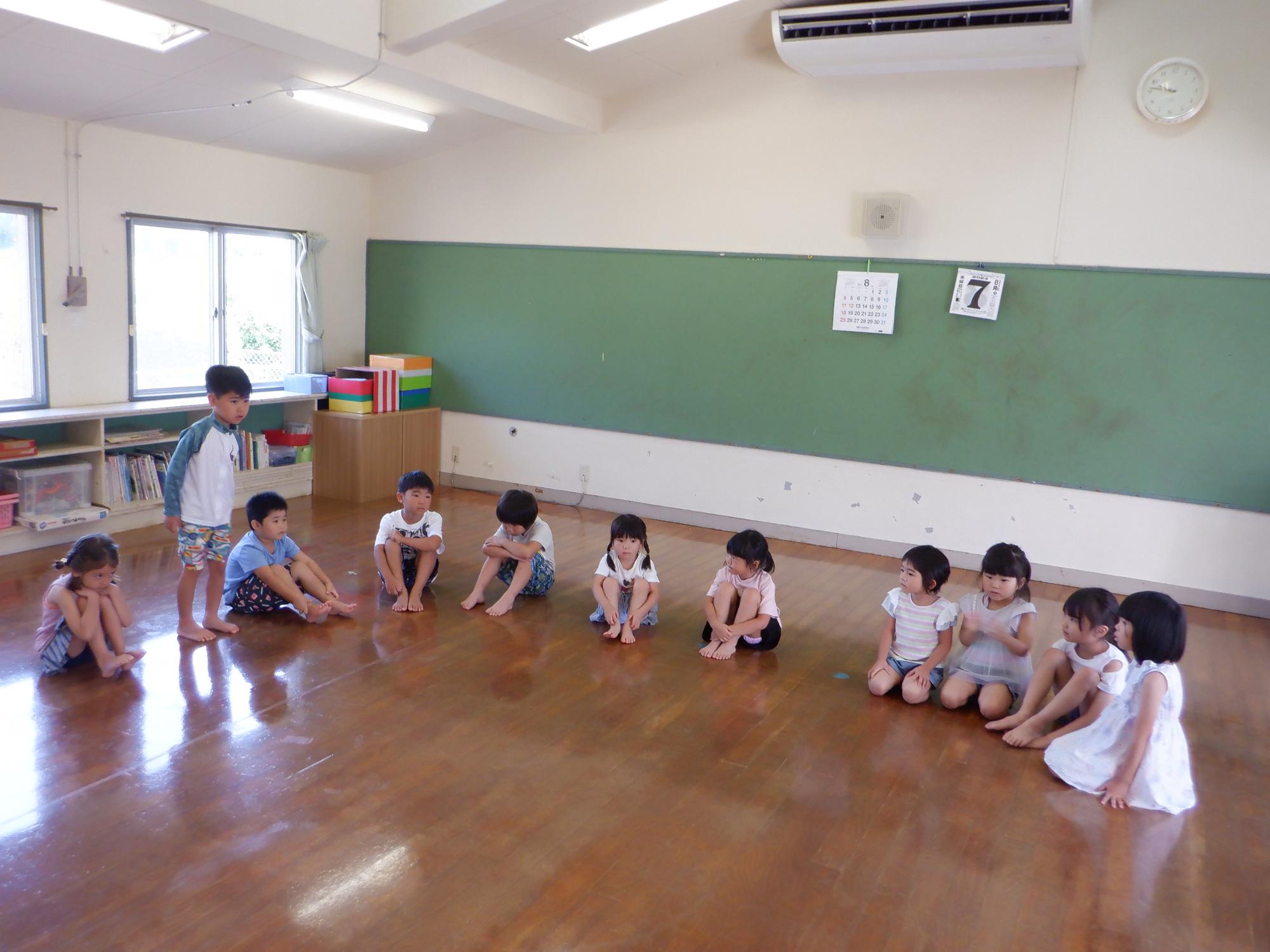 子ども達・交流会・プール遊び