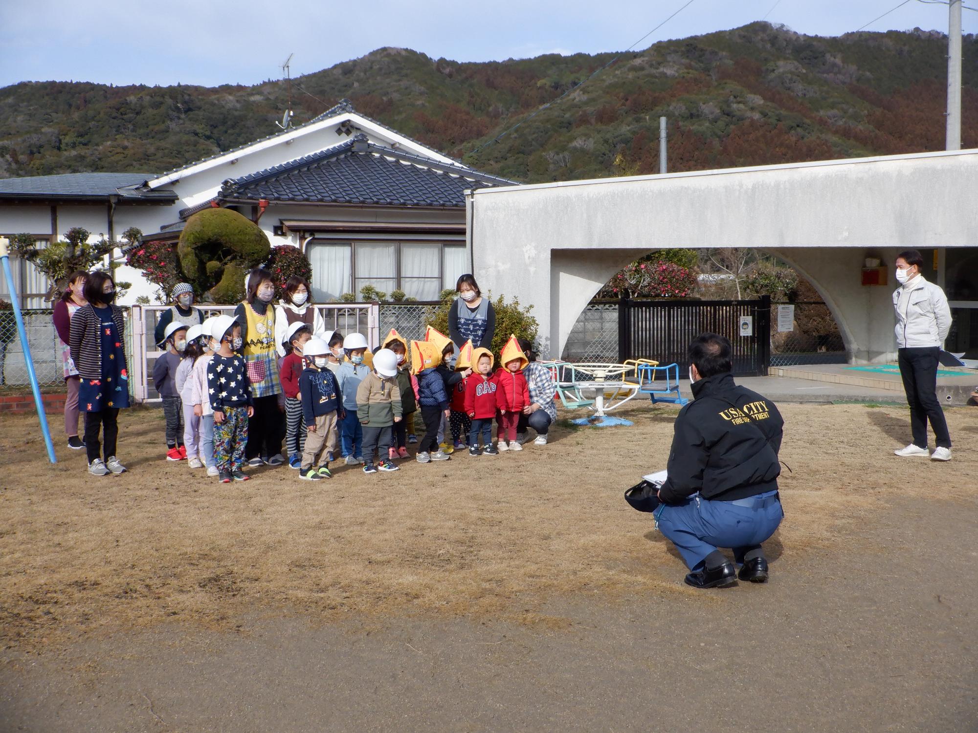 防災・火災・訓練・子ども