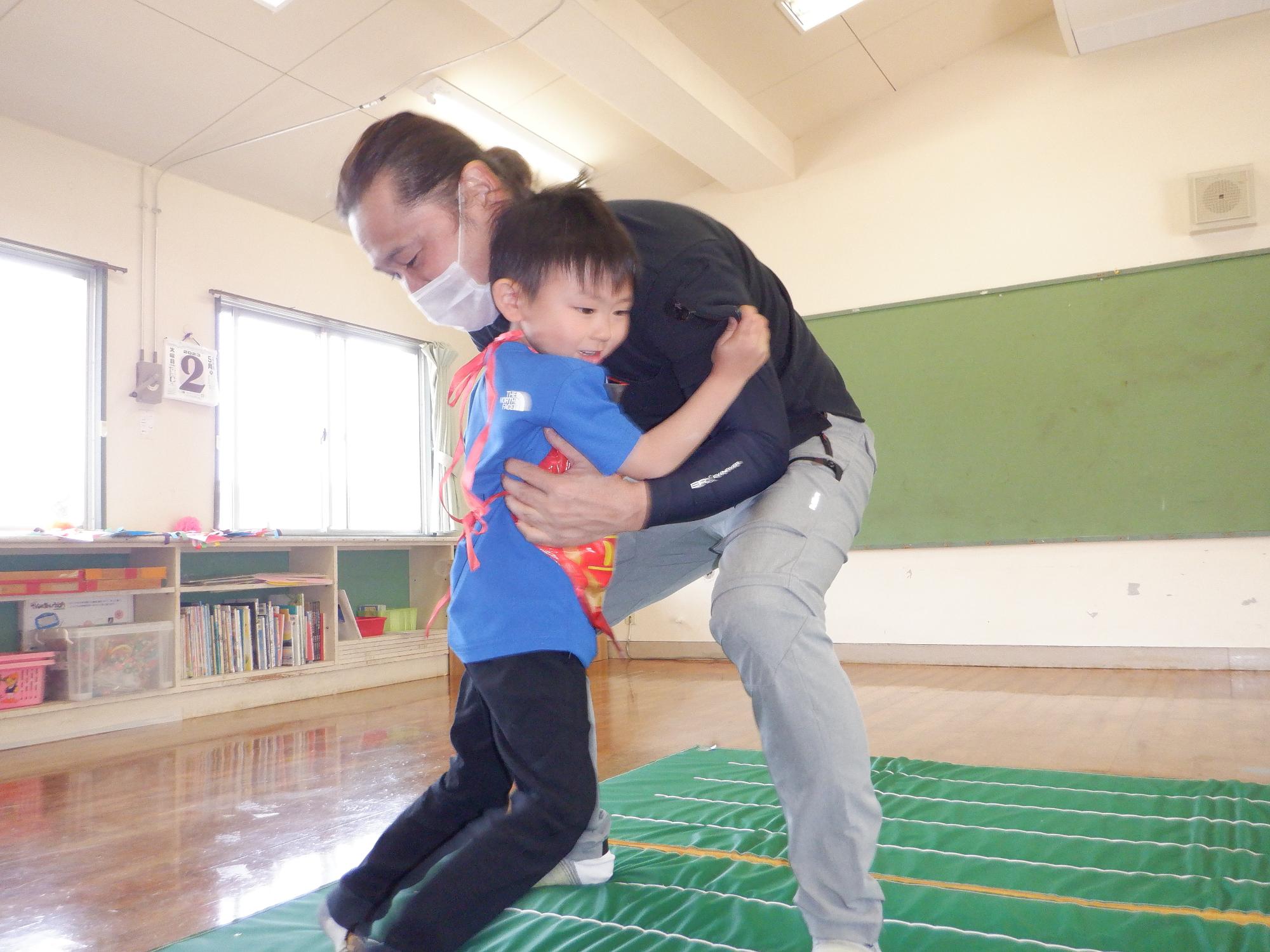 先生とお相撲