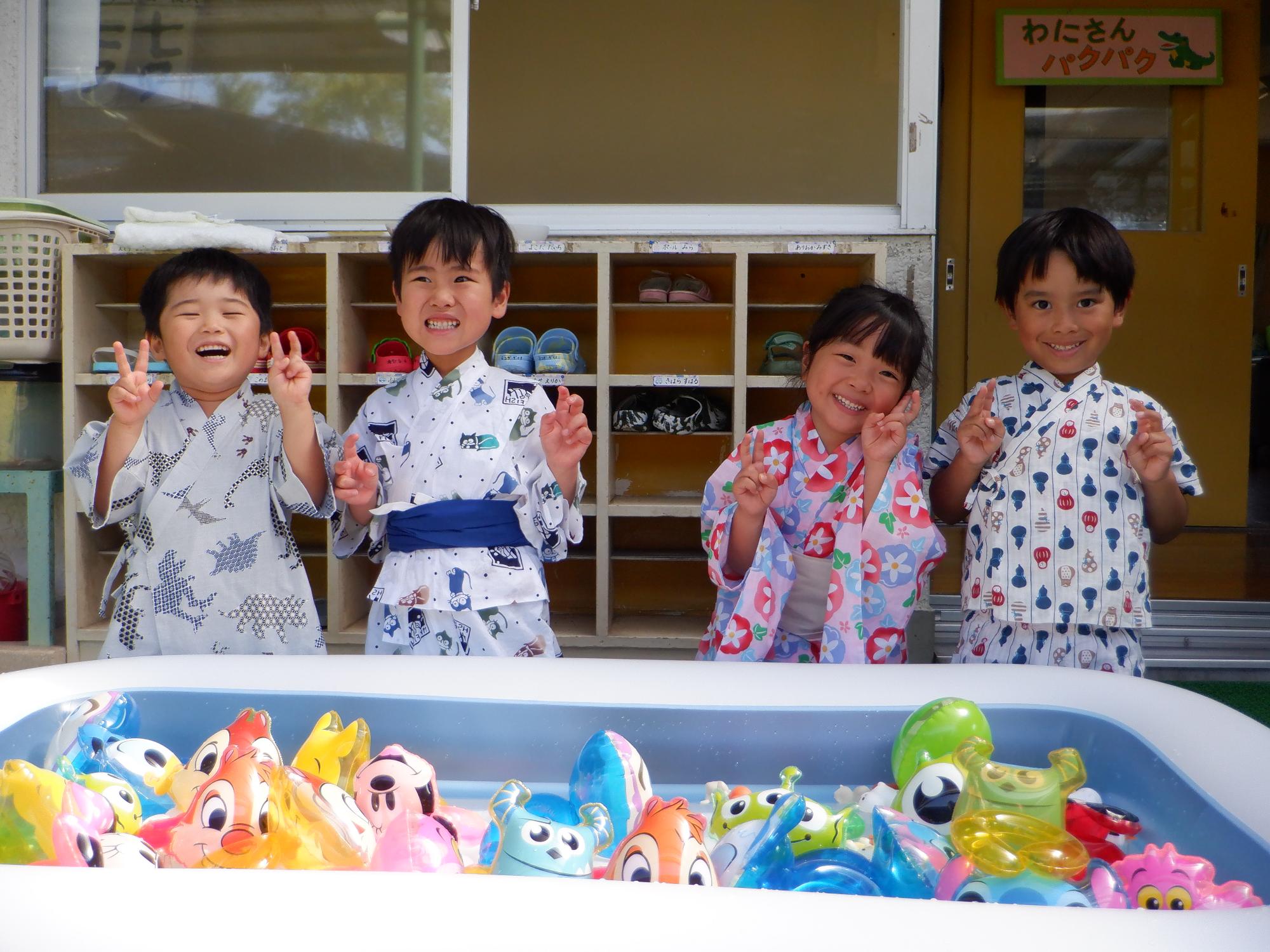 夏祭り4歳児