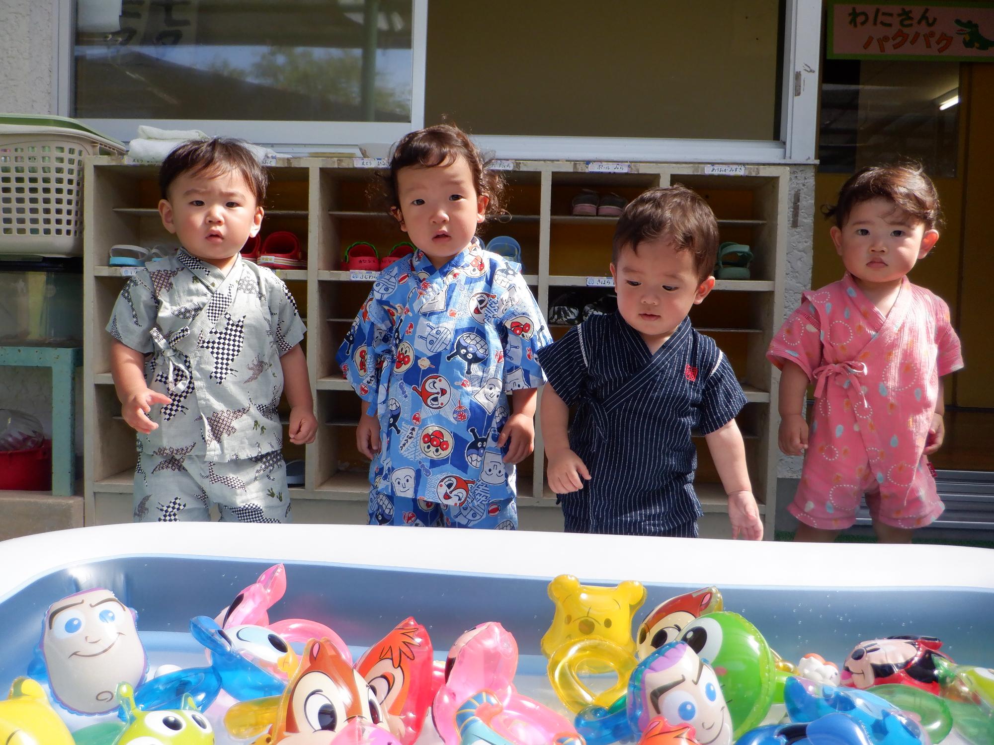 夏祭り1歳児