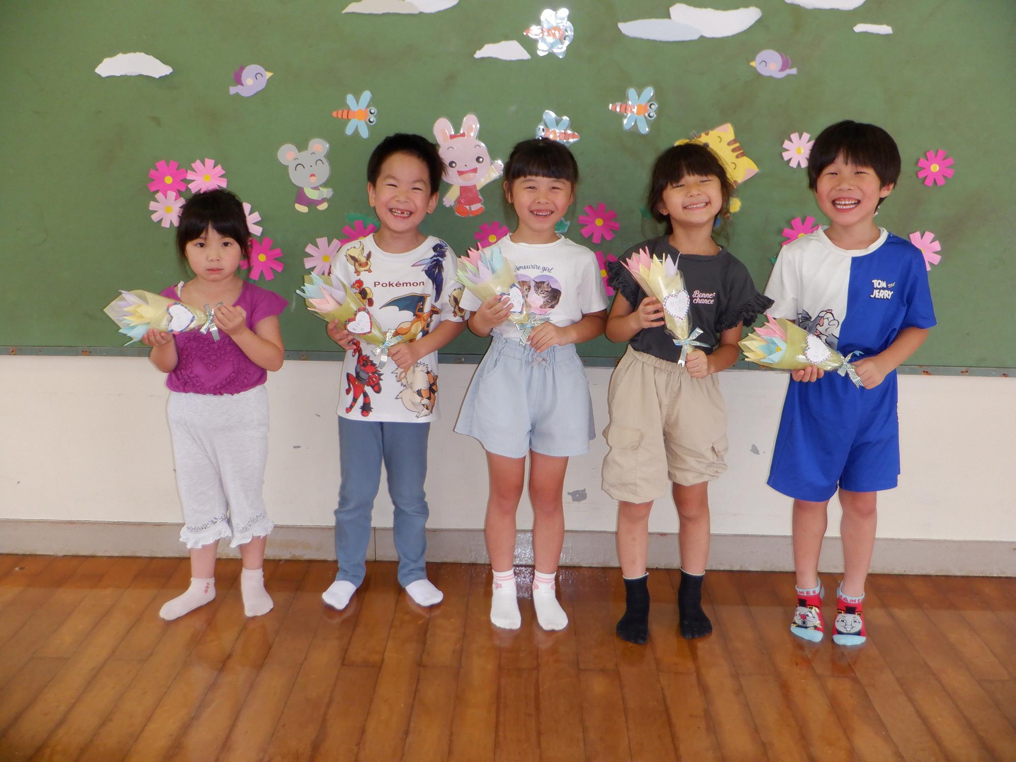 敬老の日、プレゼント、花束