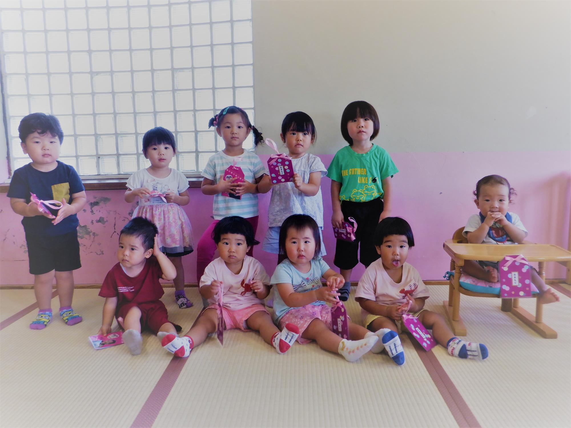 未満児プレゼントお守り