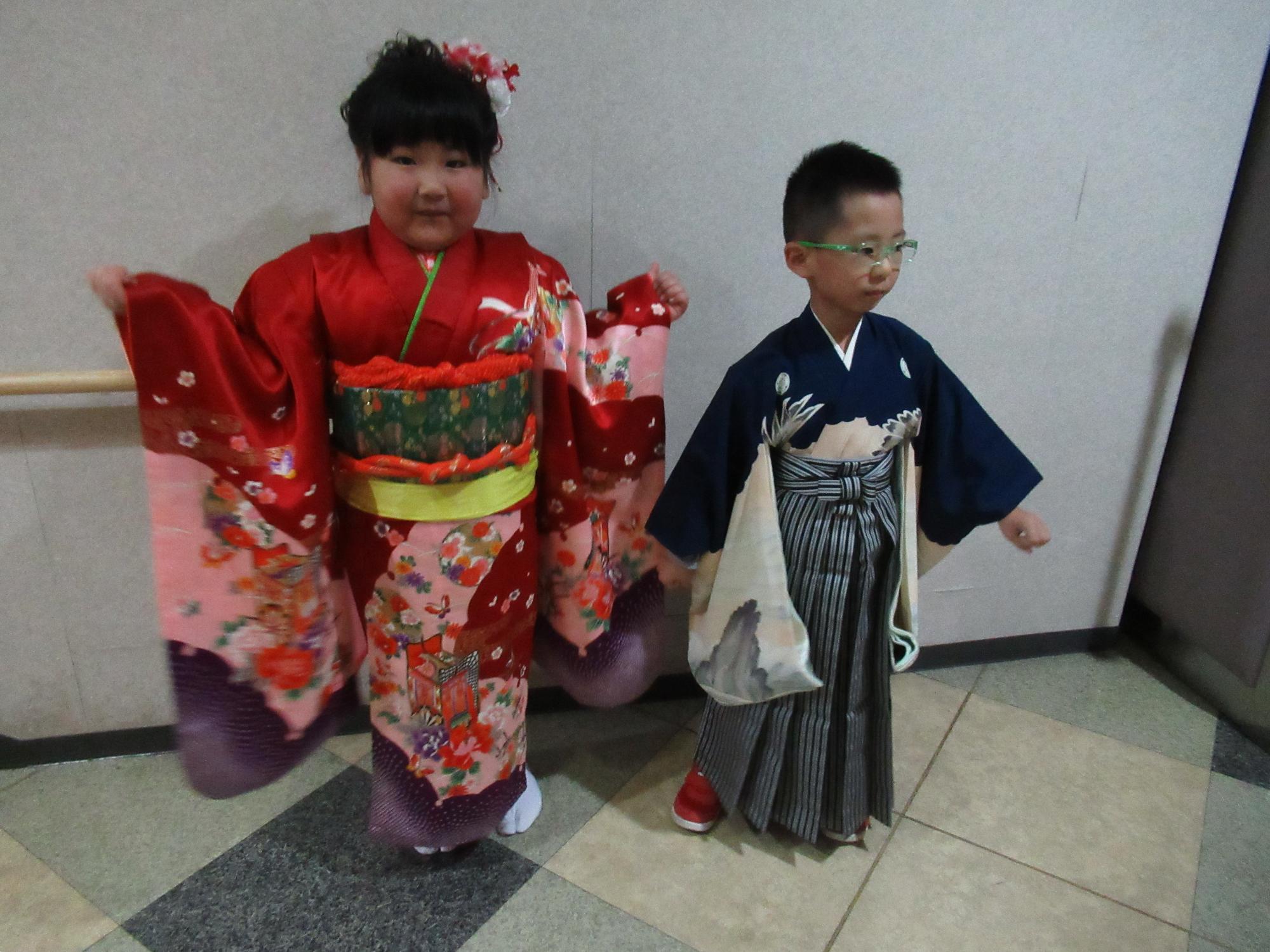 5歳児着物姿