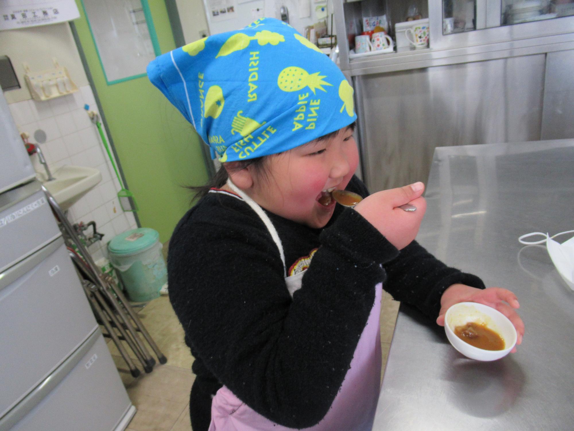 味見も忘れず